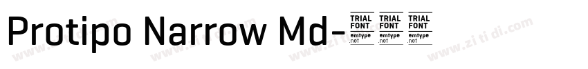 Protipo Narrow Md字体转换